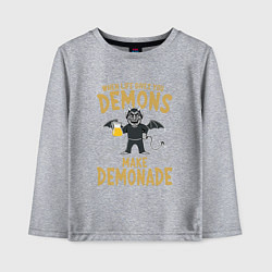 Детский лонгслив Make demonade