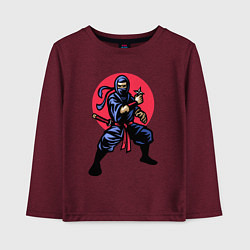Детский лонгслив Warrior ninja