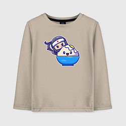 Детский лонгслив Sushi ninja