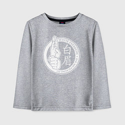 Лонгслив хлопковый детский Международная федерация - тхэквондо, цвет: меланж