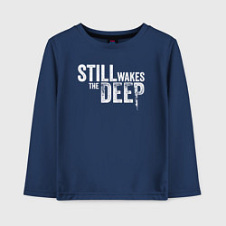 Детский лонгслив Still wakes the deep logo