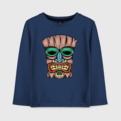 Детский лонгслив Tiki face