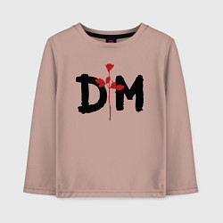 Детский лонгслив Депеш мод логотип