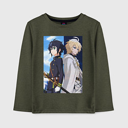 Детский лонгслив Последний Серафим Микаэла Хякуя