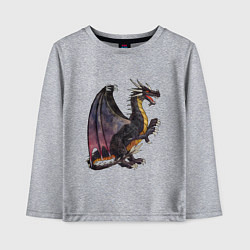 Детский лонгслив HOMM3 Black Dragon