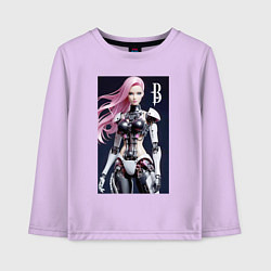 Детский лонгслив Cyber Barbie - ai art future