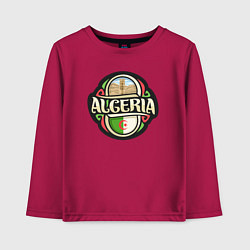 Лонгслив хлопковый детский Алжир, цвет: маджента