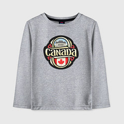 Детский лонгслив Моя Канада