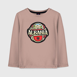 Детский лонгслив Албания