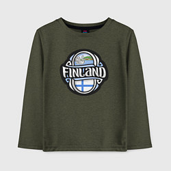 Детский лонгслив Финляндия