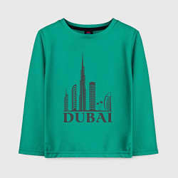 Детский лонгслив Dubai city style