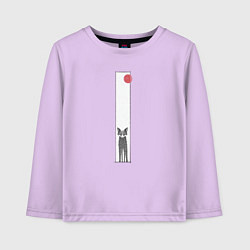 Детский лонгслив Хитрая лиса в рамке