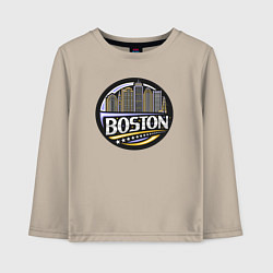 Детский лонгслив Boston - USA
