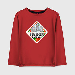 Детский лонгслив Португалия Лиссабон
