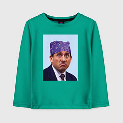 Детский лонгслив Michael Scott - Prison mike the office meme