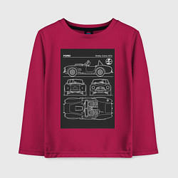 Детский лонгслив Ford shelby cobra