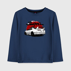 Детский лонгслив Автомобиль Toyota Supra