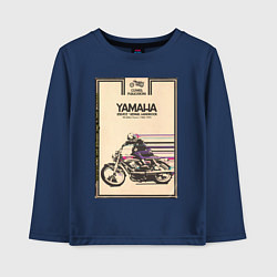 Детский лонгслив Мотоцикл Yamaha
