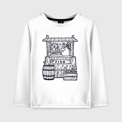 Детский лонгслив Рыбная лавка
