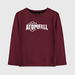 Детский лонгслив Atomfall logo