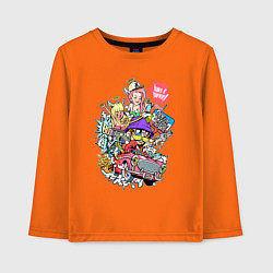 Детский лонгслив Делай всё по-своему