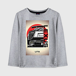 Детский лонгслив Lexus автомобиль jdm