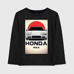 Детский лонгслив Honda nsx автомобиль
