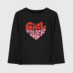 Детский лонгслив Girl Power