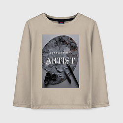 Детский лонгслив Художник палитра aesthetic