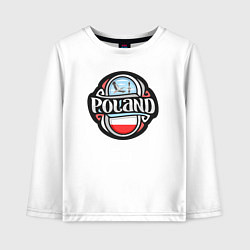 Детский лонгслив Poland