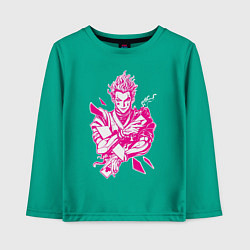 Детский лонгслив Hunter x Hunter Хисока розовый