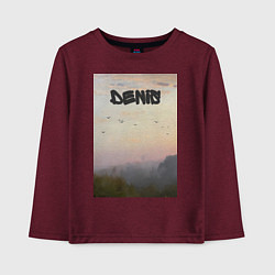 Детский лонгслив Denis птицы в небе