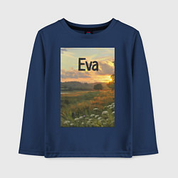 Детский лонгслив Eva поле золотое