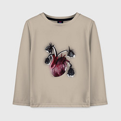 Детский лонгслив Увядшее сердце