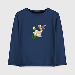 Детский лонгслив Маленькая фея на кувшинке