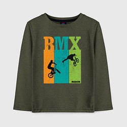 Детский лонгслив BMX велосипед
