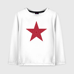 Детский лонгслив USSR red star