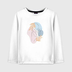 Детский лонгслив Арт младенец в руках мамы