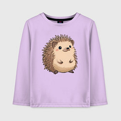 Детский лонгслив Ёжик арт