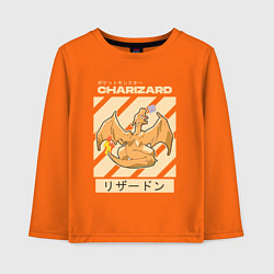 Детский лонгслив Покемоны Чаризард Charizard