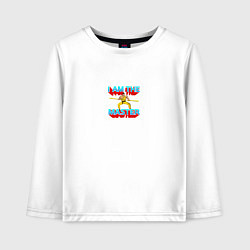 Детский лонгслив I am the master