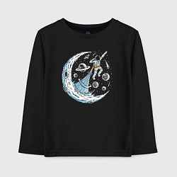 Детский лонгслив Полёт космонавта