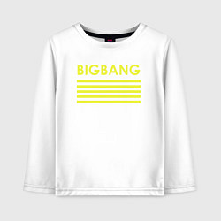 Детский лонгслив Big bang с желтыми полосами