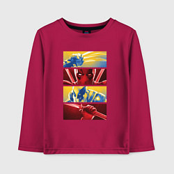 Детский лонгслив Дэдпул и Росомаха - комикс