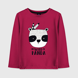 Детский лонгслив Wild panda