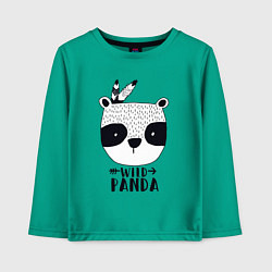 Детский лонгслив Wild panda