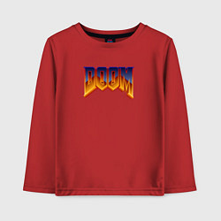 Детский лонгслив Doom logotype