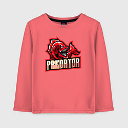 Детский лонгслив Рыбка хищник