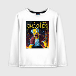 Детский лонгслив Prodigy by Homer Simpson