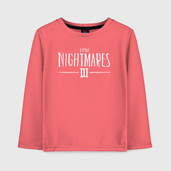 Детский лонгслив Litttle nightmares 3 logo